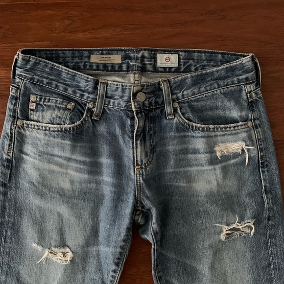 AG Jeans Ripped Boyfriend Skinny Jean - Picture 4 of 7